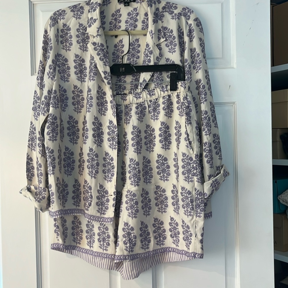 JCrew Bermuda Shorts and Jacket Set